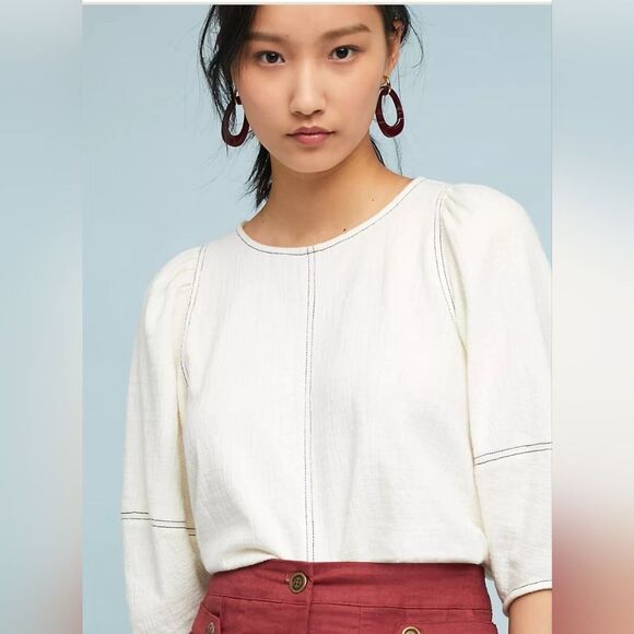 Anthropologie Current Air Karnes Structured Top Size XS NWT - Picture 1 of 8